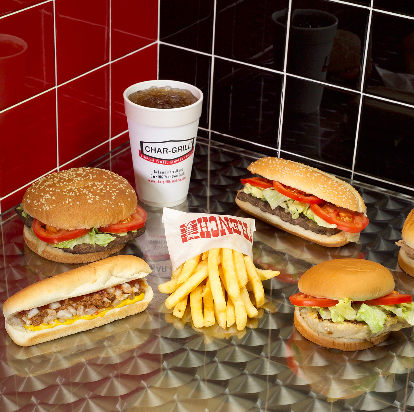 Burgers, Hot Dogs, Fries, Shakes & More